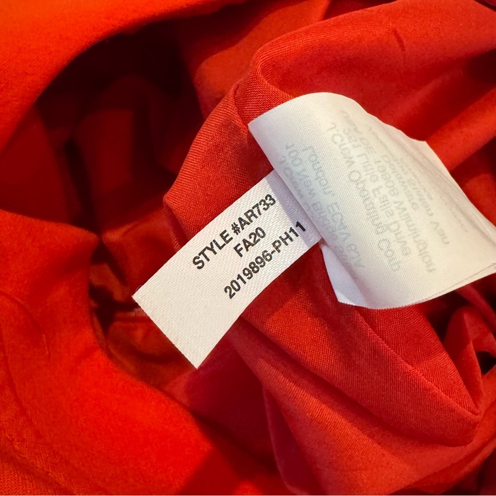 J.CREW Resume Jumpsuit in Red Stretch Crepe - Size 14 - Picture 7 of 7